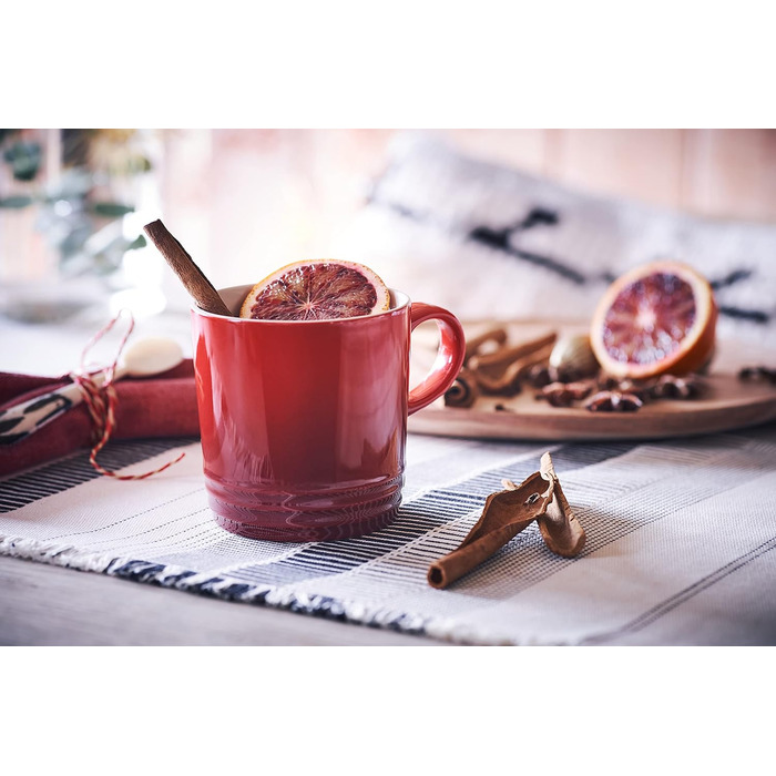 Набір із 4 кухлів 350 мл, вишнево-червоний Le Creuset