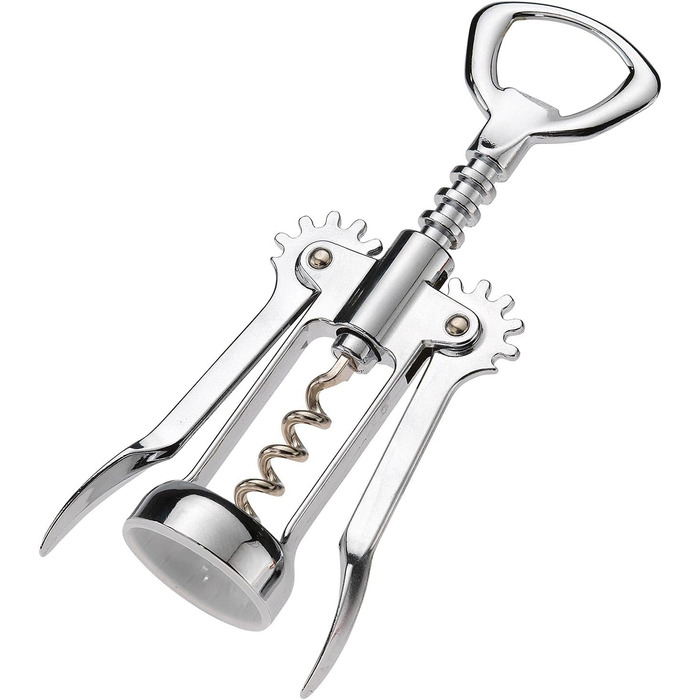 Важільний штопор Westmark з відкривачкою для пляшок, Monopol Edition, лита сталь/цинк, Fino 61603380 (набір з 5 носиків)