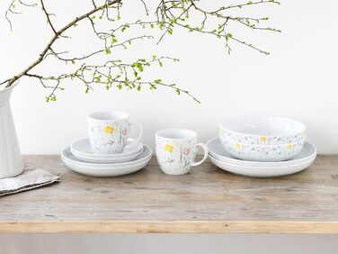 Набір посуду на 2 персони, 10 предметів, Лугові квіти Allround Creatable