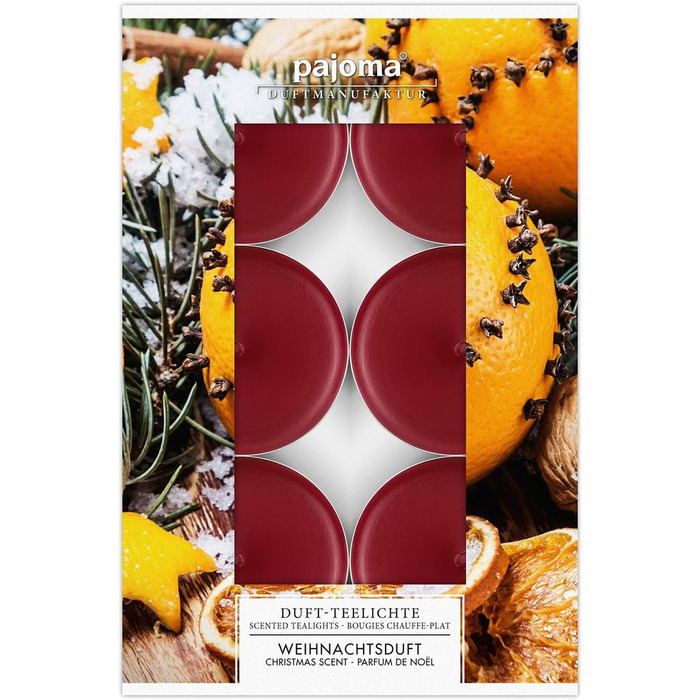 Ароматичних чайних свічок 3x30 шт. ароматичні свічки багато ароматів на вибір В 1,5 см, Ø 3,5 см (різдвяний аромат, 6), 90