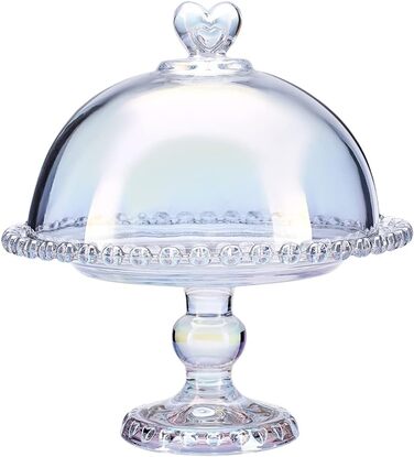 Елегантна скляна підставка для торта 19 см KARACA