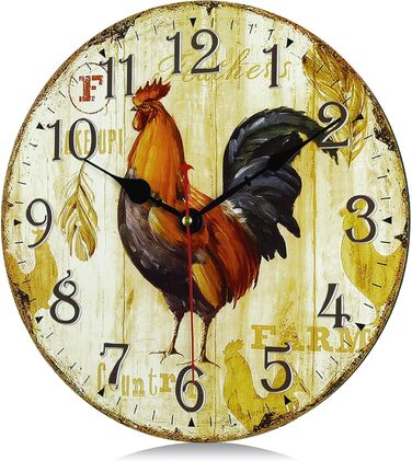 Безшумний настінний годинник 30 см Lafocuse