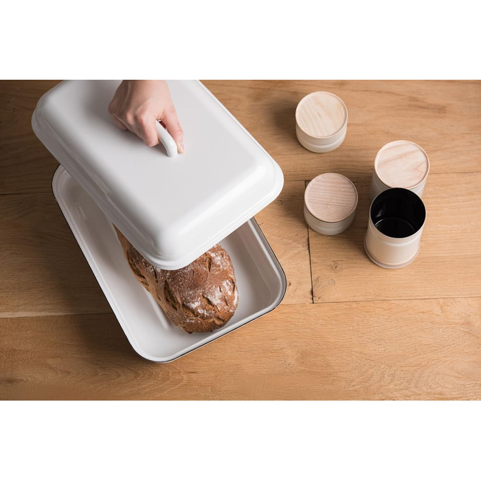 Ланч-бокс емальований з кришкою для хліба Riess