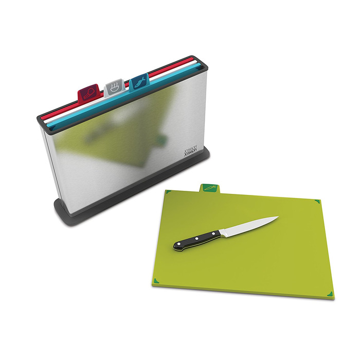 Набір обробних дощок в металевому кейсі Index Steel Joseph Joseph