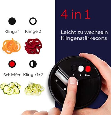 Спиральная овощерезка 4-в-1 с контейнером Fullstar