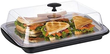 Термотарелка для подачи с крышкой 43 x 29 x 14 см APS