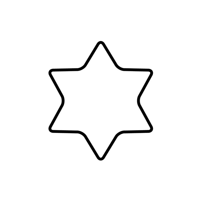 Формочка для печива Зірочка металева 6 см Kaiser