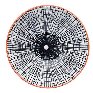 Миска Kitchen Craft BLACK TILE, кераміка, діам. 16 см, 500 мл