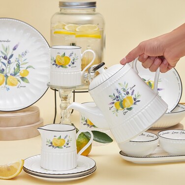 Чайник Fissman для заварювання PROVENCE 1000 мл порцеляна (13614)