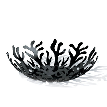 Ваза для фруктів 21х9,5 см чорна Mediterraneo Alessi