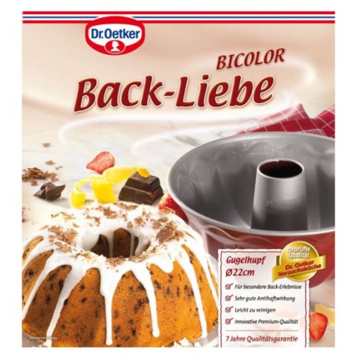 Форма для випічки кексів червона Ø 22 см Back-Liebe Bicolor Dr. Oetker