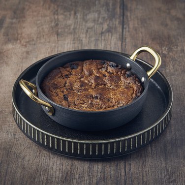 Сковорода для подачи 13.5*3.5 см, 400 мл, круглая, алюминиевая, GenWare