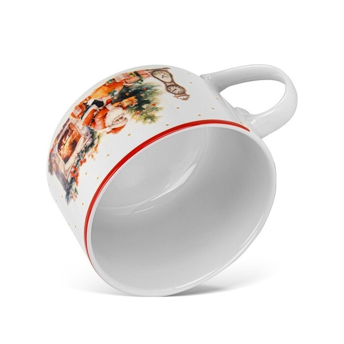 Кружка Fissman 700 мл NEW YEAR фарфор (13763)