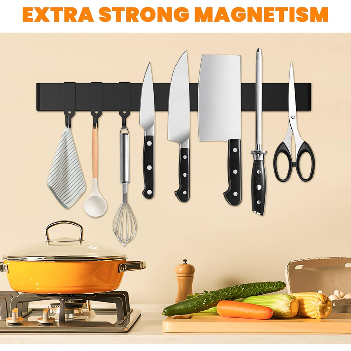 Подставка для ножей с магнитной полосой 40 см Cocolemon