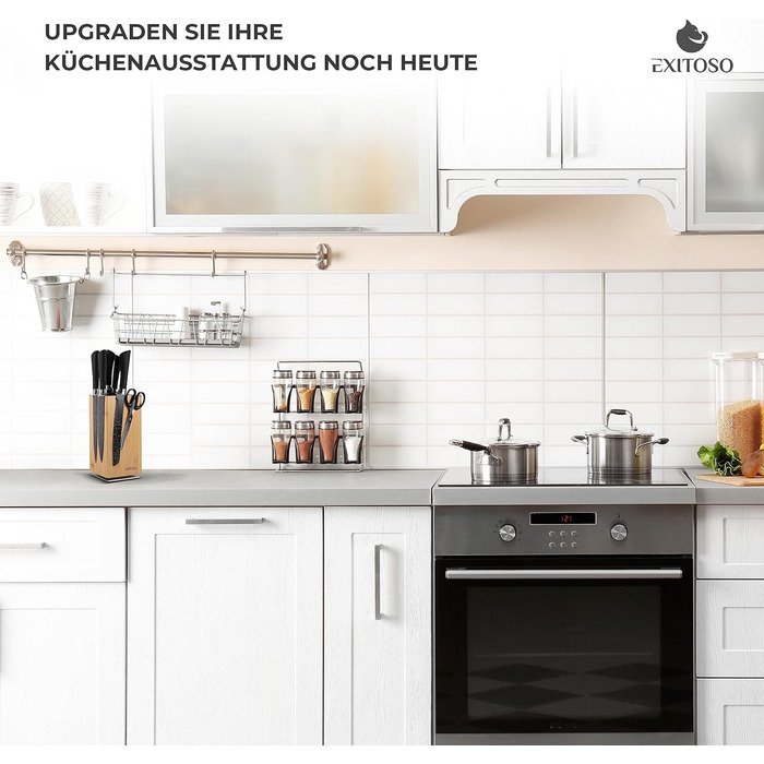 Блок для 20 ножів, що обертається на 360 градусів Exitoso