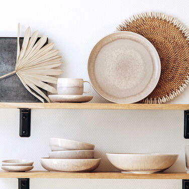 Набір тарілок 4 предмети, бежеві Perlemor Sand Villeroy & Boch