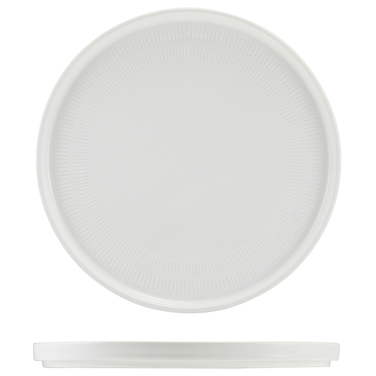 Тарілка презентаційна 25*2.2 см із низьким вертикальним бортом, Incise Porcelain Lustre, GenWare