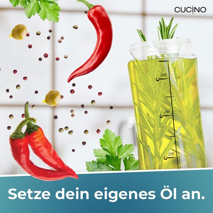 Дозатор для олії 570 мл Cucino