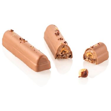 CH016 - KIT BAR VOLTA Набір форм для батончика 128x33 h14 мм, 115x20 h13 мм (8х52 мл)