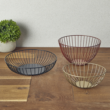 Кошик 20*8 см, золотий, металевий, GenWare