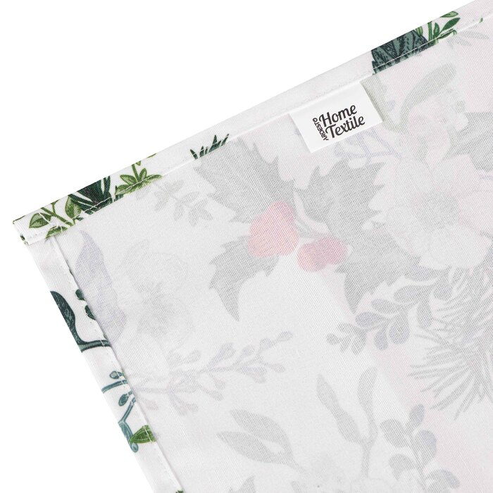 ARDESTO Ранер Happy Holidays 40х140см, 90% поліестер, 10% бавовна, зелений гостролист