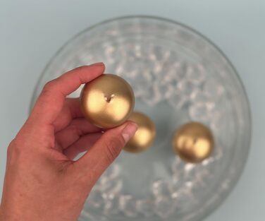 Плаваючі свічки 50 шт. плаваючі свічки Ø 40 мм (рожеве золото) (золото)