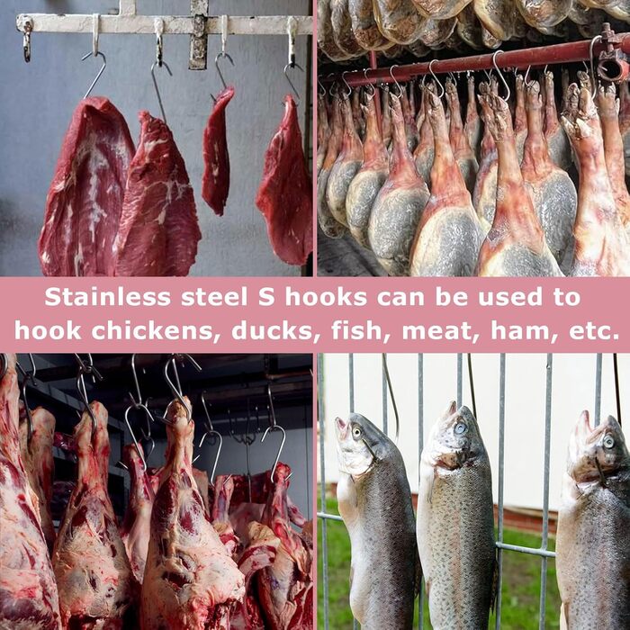 Набор крючков для коптильни из нержавеющей стали 20 шт 15 см SOGHO