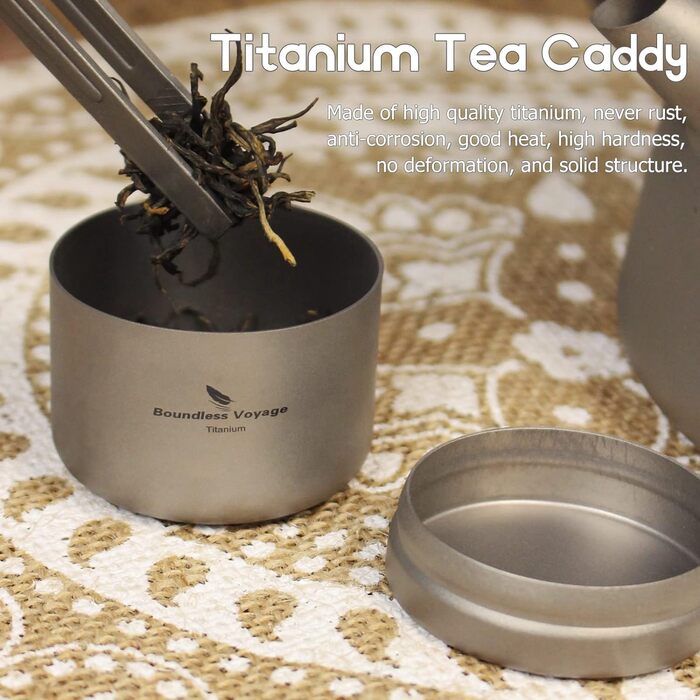 Портативний міні-жерстяний контейнер для зберігання кавового порошку 35 мл. iBasingo