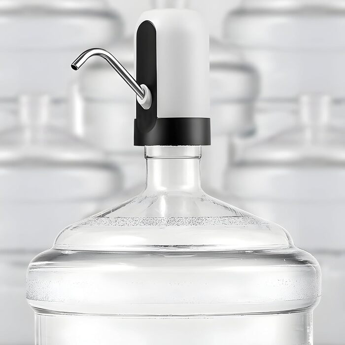 Насос для бутылок с водой 5 Вт черно-белый Retoo