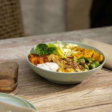 Миска сервировочная 26 см, зеленая Perlemor Villeroy & Boch