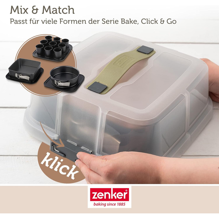 Форма для випікання з відповідною кришкою для прямого транспортування форма для випічки та транспортування (витяжка окремо), 24 шт., 8