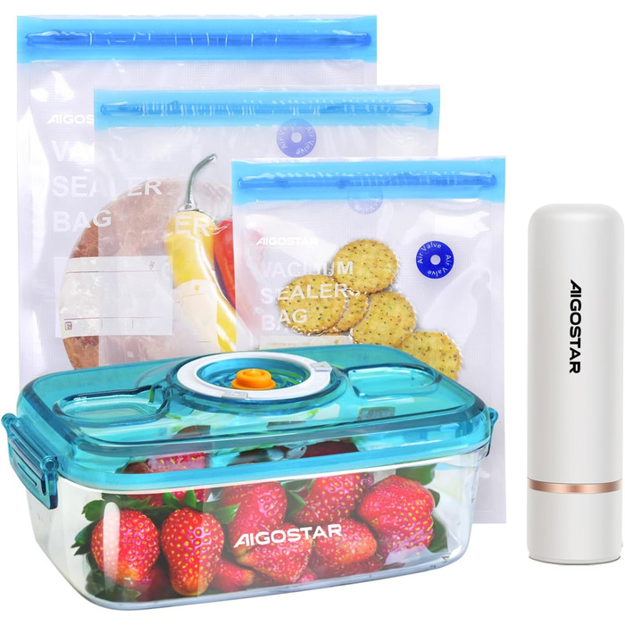 Вакуумні пакети 16 х 22/21 х 22/ 20 х 25 см Aigostar