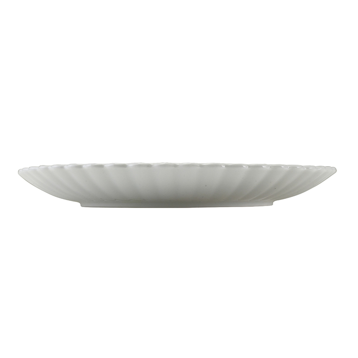 Тарелка 26 см, Incise Porcelain Scalloped, GenWare