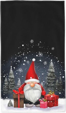 Різдвяний рушник 70 х 40 см Милий гном Ouqiuwa