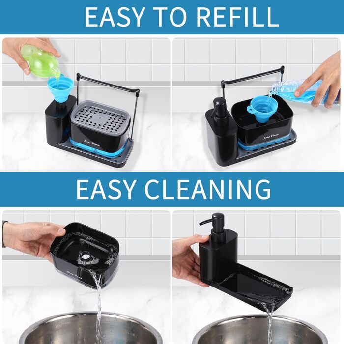 Органайзер для раковини, чорний Zawaer