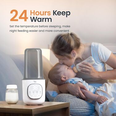 Електричний підігрівач дитячих пляшечок 8 в 1, 220 Вт femometer family