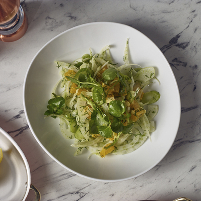 Тарілка глибока 23 см, Incise Porcelain Soma, GenWare