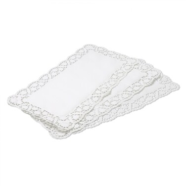 Набір паперових одноразових декоративних серветок під торт 6 штук Pâtisserie Kaiser