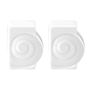 Солонка і перечниця набір 2 предмета білий Paso Seltmann