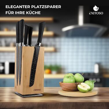 Блок для 20 ножів, що обертається на 360 градусів Exitoso