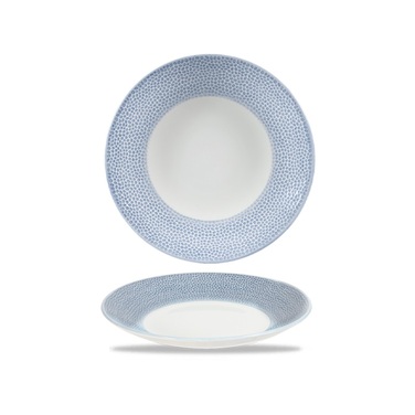 Набір з 12 глибоких тарілок 25,5 см Isla Ocean Blue OCISID251 Churchill