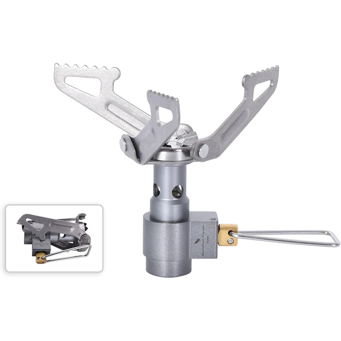 Сверхлегкая складная мини-плита с горелкой для приготовления пищи Boundless Voyage