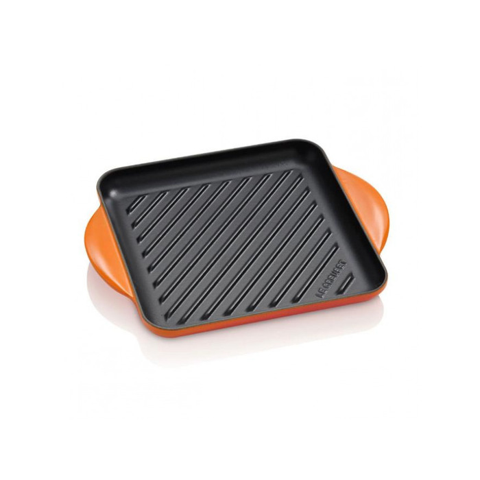 Сковорода-гриль квадратна 23,8 см помаранчевий Flame Le Creuset