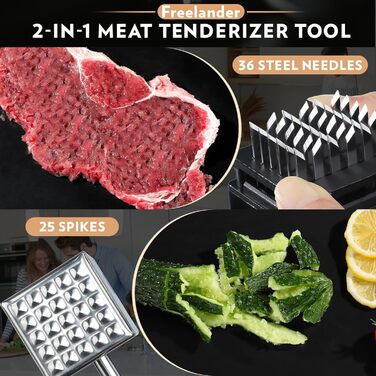 Молоток для м'яса з нержавіючої сталі 31 см Freelander