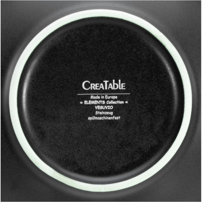 Набор из 4 керамических тарелок для пасты 27 см, Vesuvio Creatable