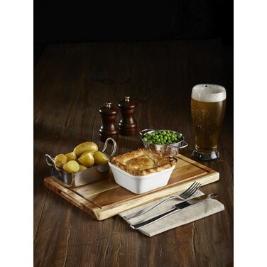 Блюдо квадратное 12 см, 410 мл, для пирога, GenWare