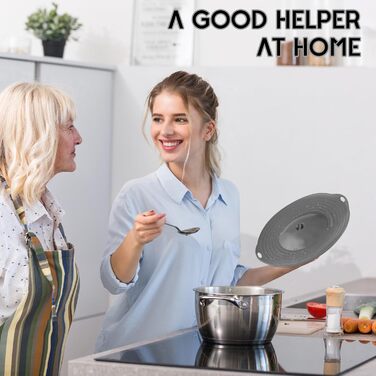 Кришка  із силіконовим захистом від википання 29 см LURNODY