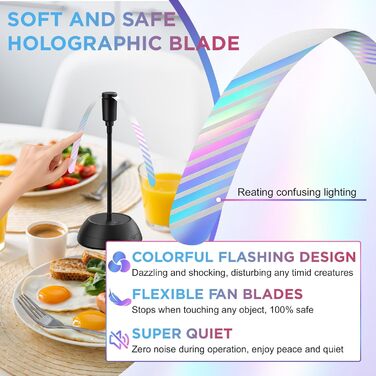 Вентилятор відлякувач комах 2 шт чорний Fancysky