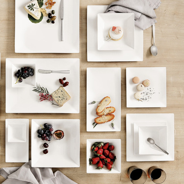 Блюдо сервірувальне прямокутне Maxwell & Williams WHITE BASICS ROUND, порцеляна, 34 х 19 см