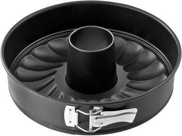 Пружинна форма Zenker плоска та трубчасте дно Ø 28 см форма для випічки з 2 днами, професійний набір форм для тортів, з високоякісним антипригарним покриттям, легко розформовується для соковитих тортів і пирогів, кількість